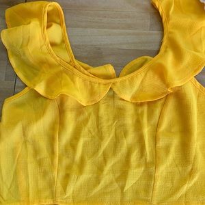Zaful yellow crop